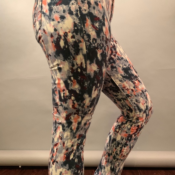 Else Multi-Color Print Low Rise Skinny Jeans - Picture 2 of 3